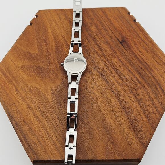 Fossil Silver Tone Bracelet Link Watch Light Blue Dial Y2K Iconic Style ES-9380 - Picture 5 of 7